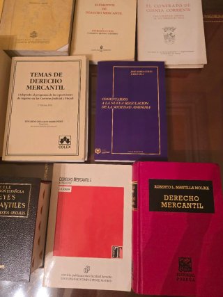 19 libros Mercantil Derecho antiguos
