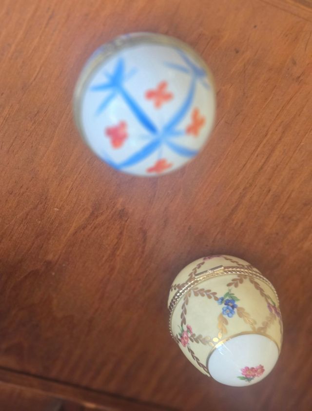 3 Cajitas Porcelana Vintage sin marca