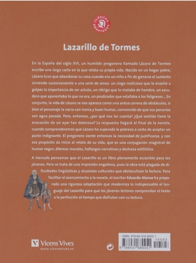 El Lazarillo De Tormes N/c (clasicos Adaptados)...