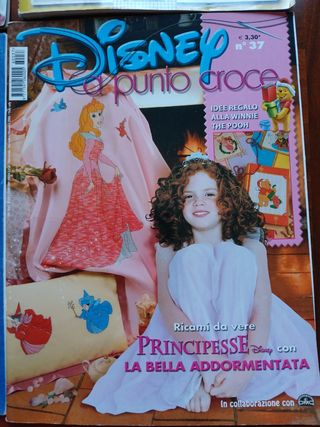 4 riviste punto croce bimbi