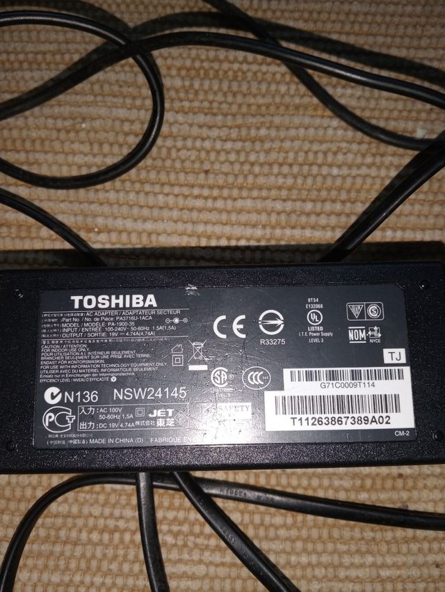 Carregador Toshiba NSW24145