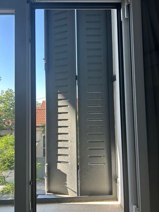 Contraventanas de hierro - Gris oscuro