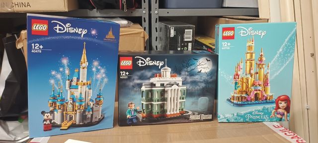 Lego Disney Castelli 40478-40521-40708