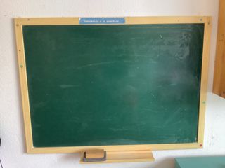 Pizarra escolar vintage. 70X95