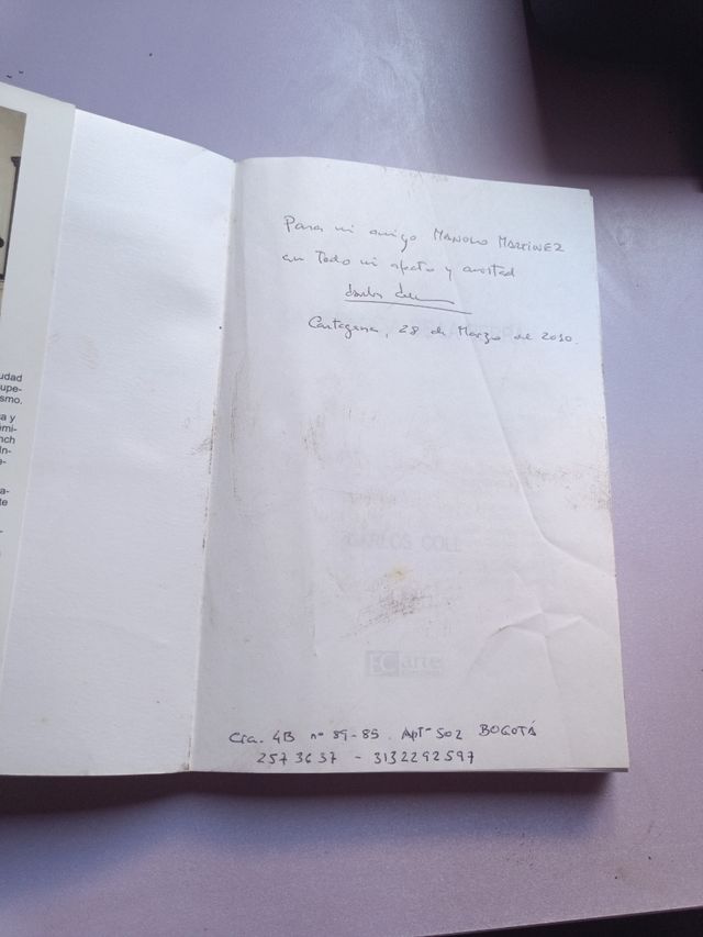 La Herencia de la Tierra. Carlos Coll. (Firmado)