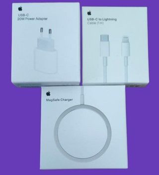 CARGADOR RAPIDA APPLE+CARGADOR INALAMBRICO MAGSAFE