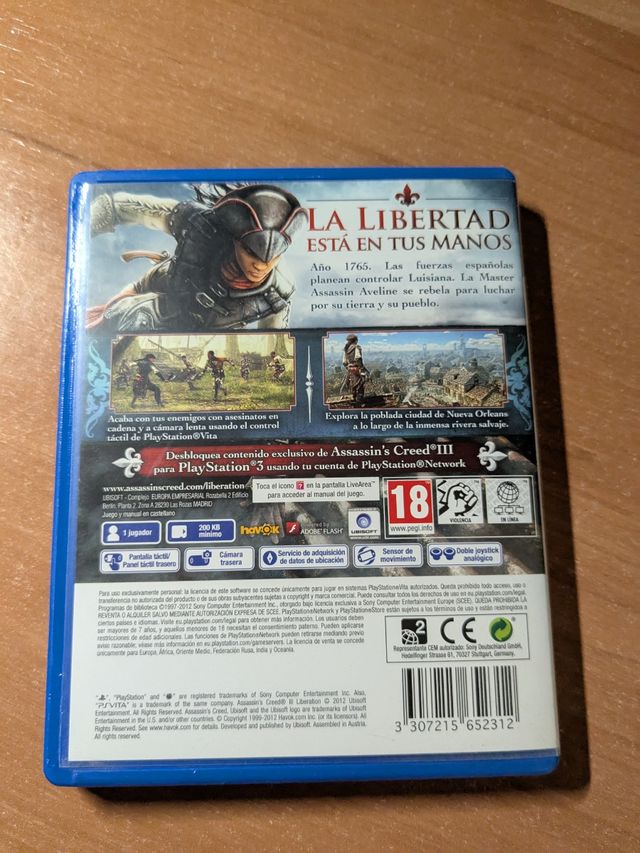 Assassin's Creed III Liberation - PS Vita