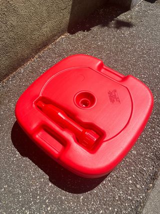 Base ombrellone plastica rossa
40cm x 40cm
