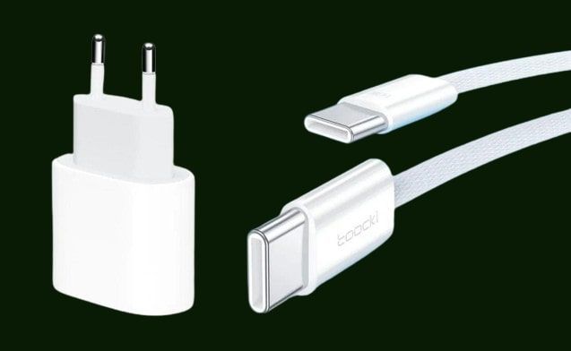 Cargador rápida iPhone 15/ iPad +cable trenzado 2m