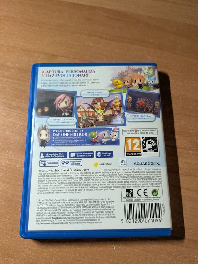 World of Final Fantasy PSVita - Day One Edition
