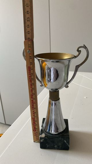 Coppa vintage metallo