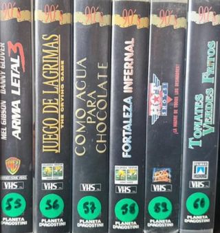 30 VHS Cine 90's - ¡Colección!