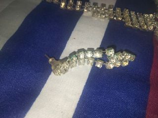 Gargantilla y pendientes plata antiguos