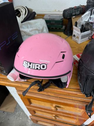 Casco Shiro rosa