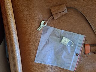 Bolsa Hermès viaje piel marrón