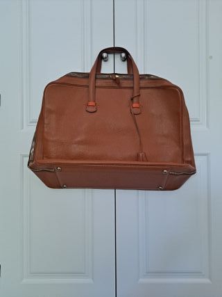 Bolsa Hermès viaje piel marrón