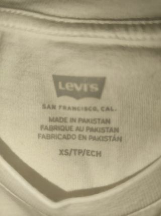 Camiseta Levi's blanca - Talla S