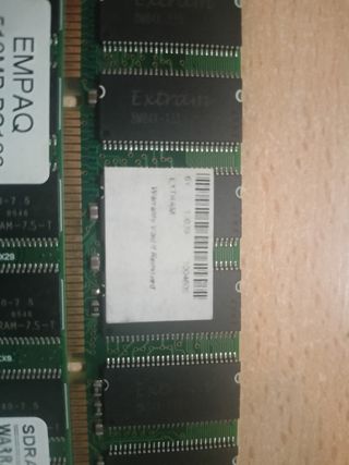 RAM + Procesadores Intel Pentium IV