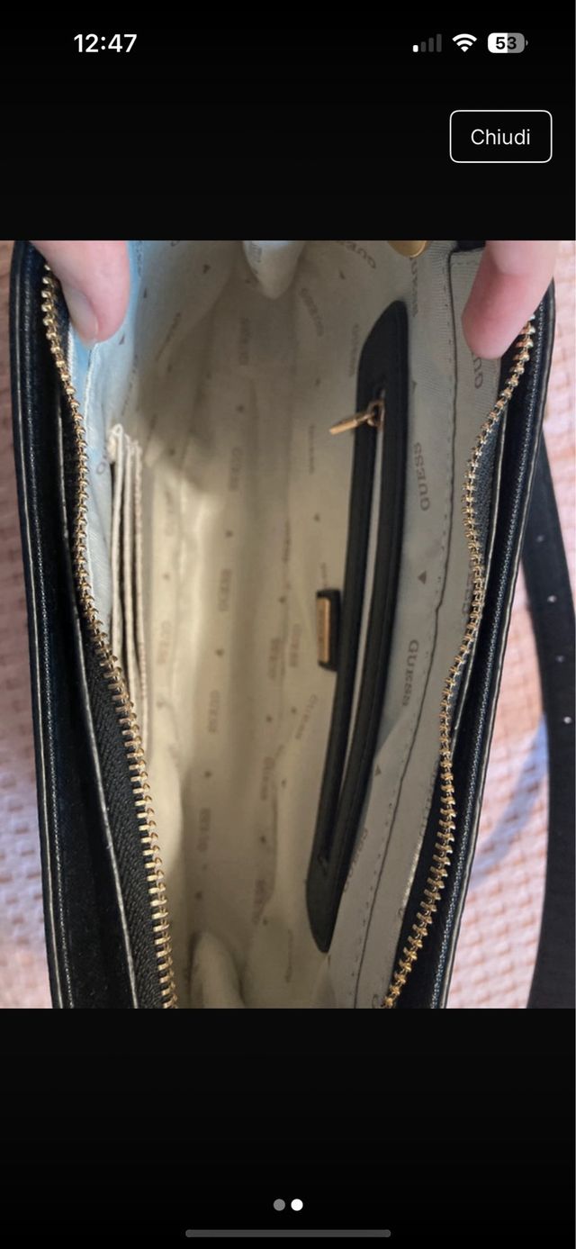 Borsa Guess nera