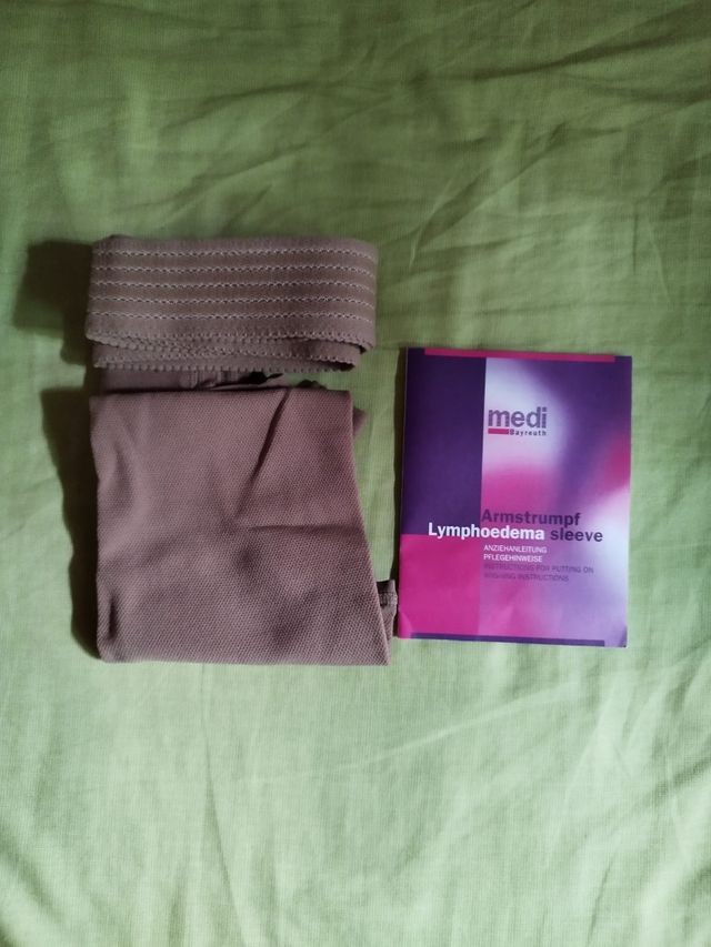 Manga compresión lipedema - Marrón