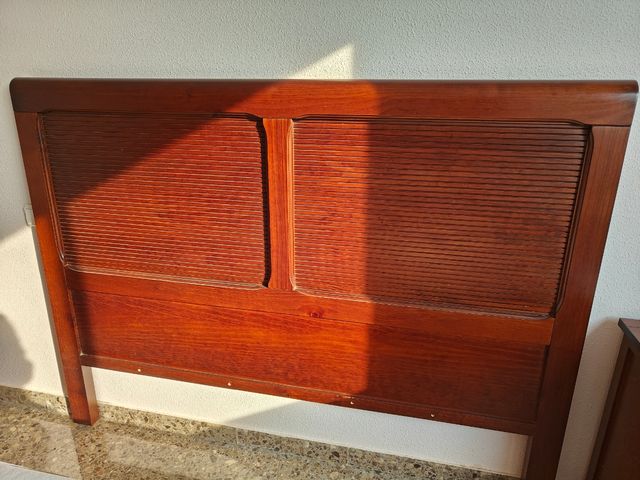 Cabecero cama matrimonio madera