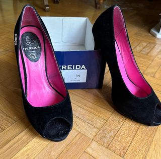 Zapatos Nereida tacón aguja negros 39