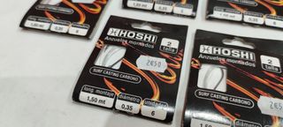 X9 LOTE ANZUELOS N°2 CHINNU
MODELO JAPAN HOSHI.