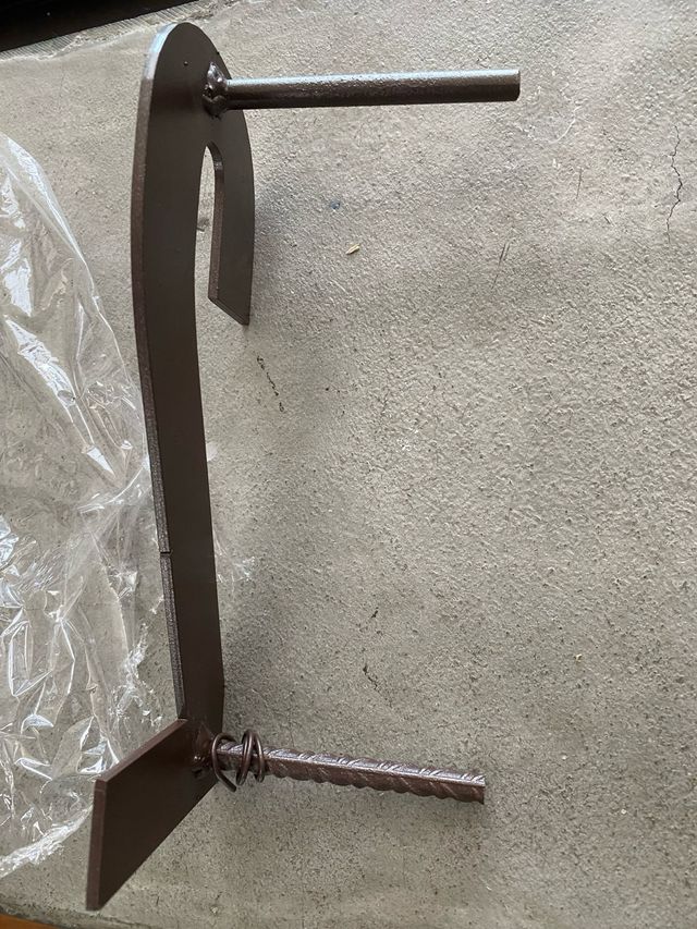 Un Número 2 para casa - en chapa marrón oscuro