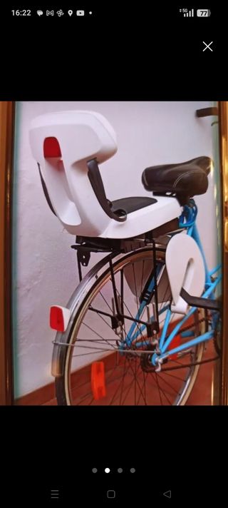 Sillita bici niño