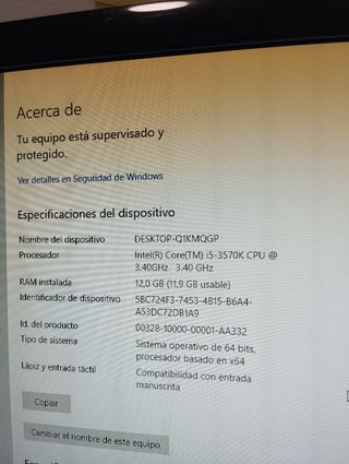 PC Gaming RGB Blanco