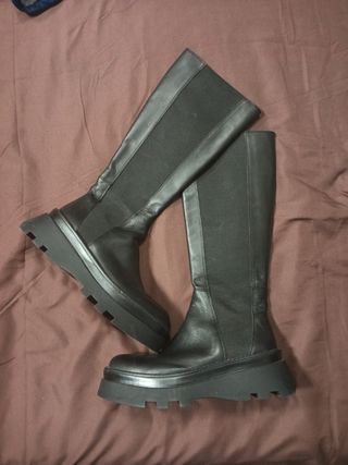 Botas altas Zara - negras