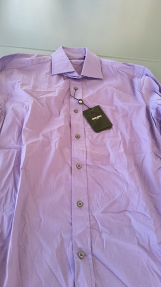 Camicia Antony Morato lilla in cotone