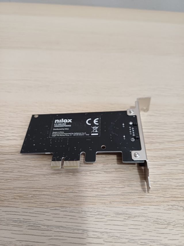 Tarjeta Red Gigabit Nilox PCI-e 10nxad0706002