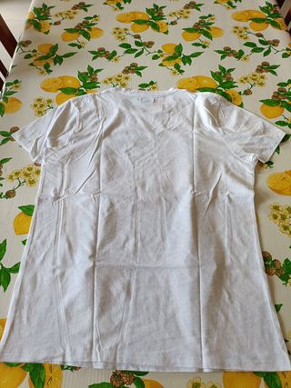T-shirt OVS bianca fiori