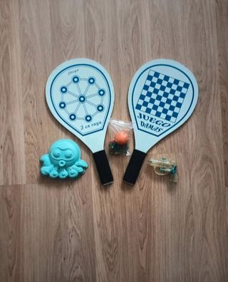 Raquetas juegos playa 2uds