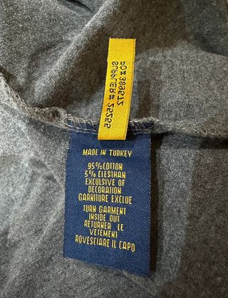 Polo Ralph Lauren Camiseta Gris Cuello V / Small