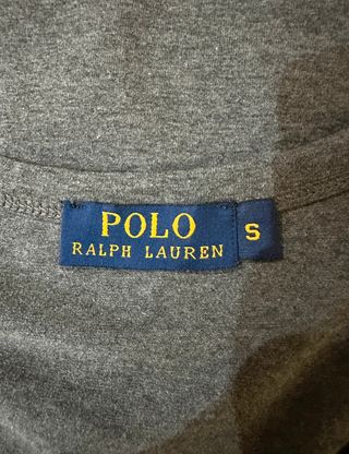 Polo Ralph Lauren Camiseta Gris Cuello V / Small