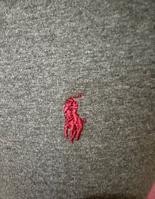 Polo Ralph Lauren Camiseta Gris Cuello V / Small