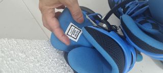 Patines infantiles cuadriculados