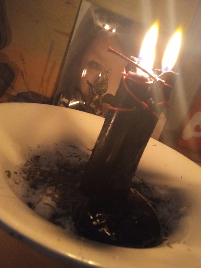 Ritual liberación mal - Velas negras