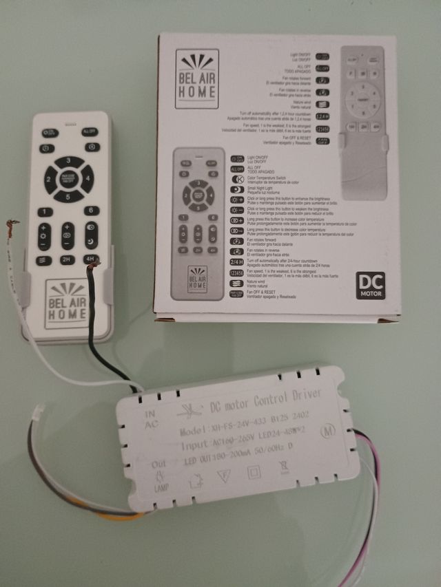 Mando distancia ventilador