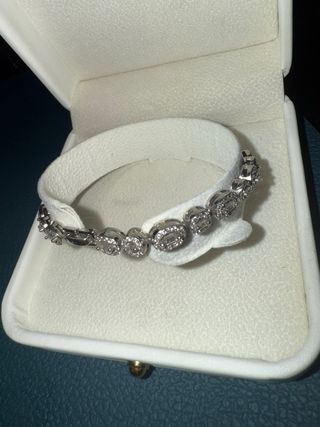 Pulsera plata circonitas