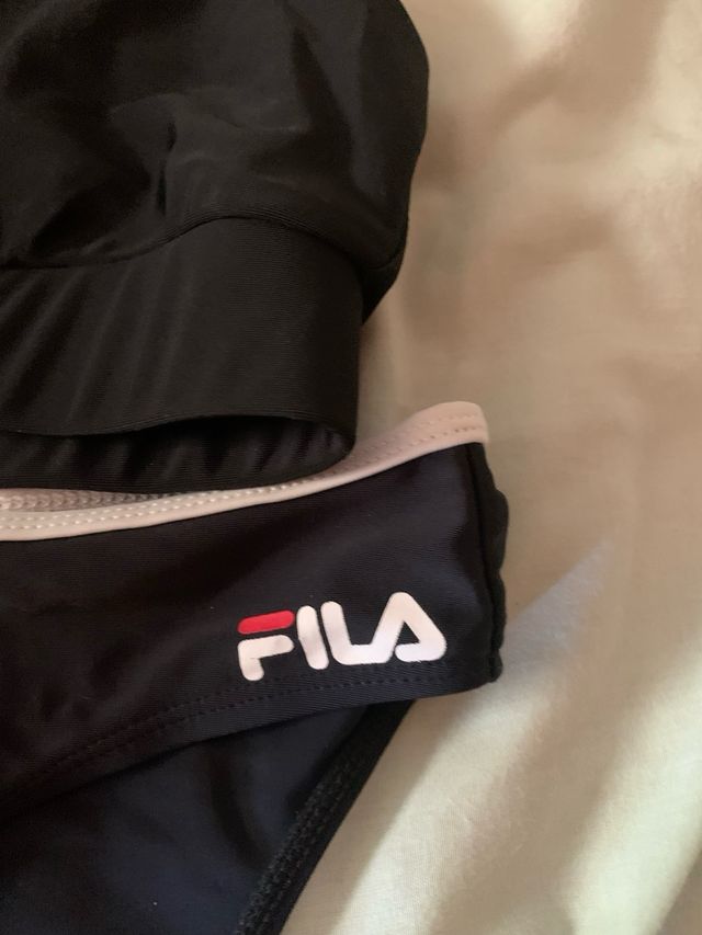 Biquini Fila Preto - Tam. M Cueca Fila Top Shein
