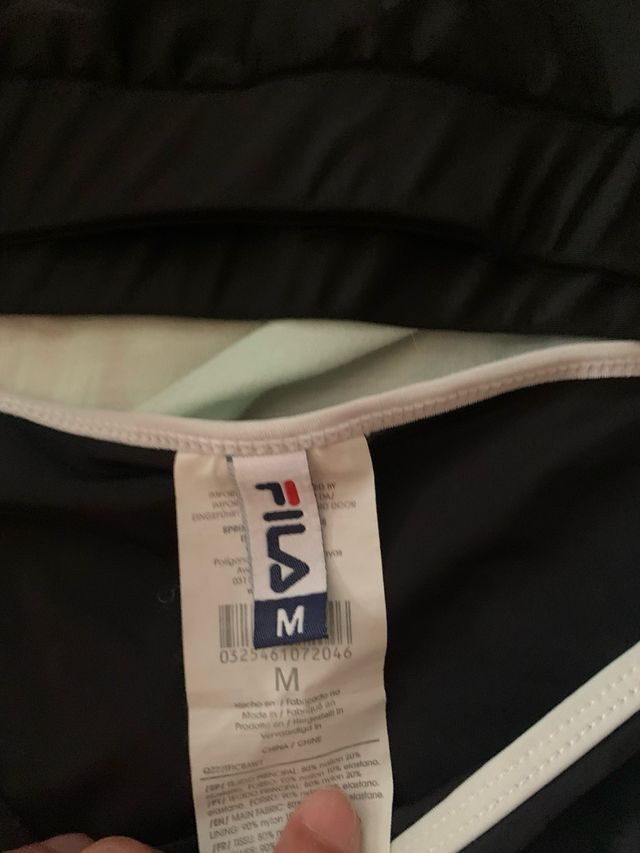 Biquini Fila Preto - Tam. M Cueca Fila Top Shein