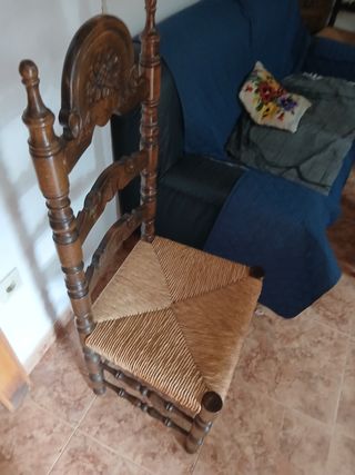 Silla Comedor Madera Rústica.
6 unidades