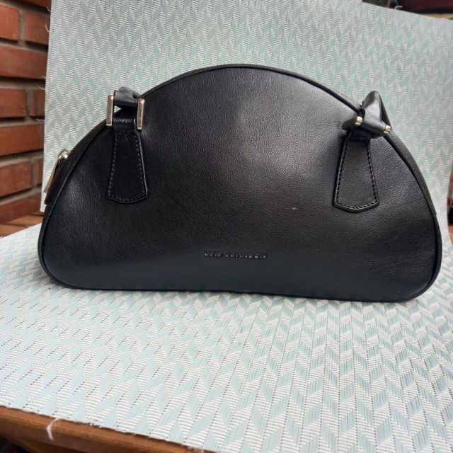 Bolso negro hombro - Piel
