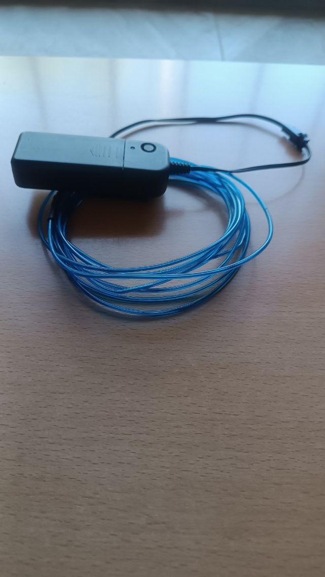Cable neón azul 3m