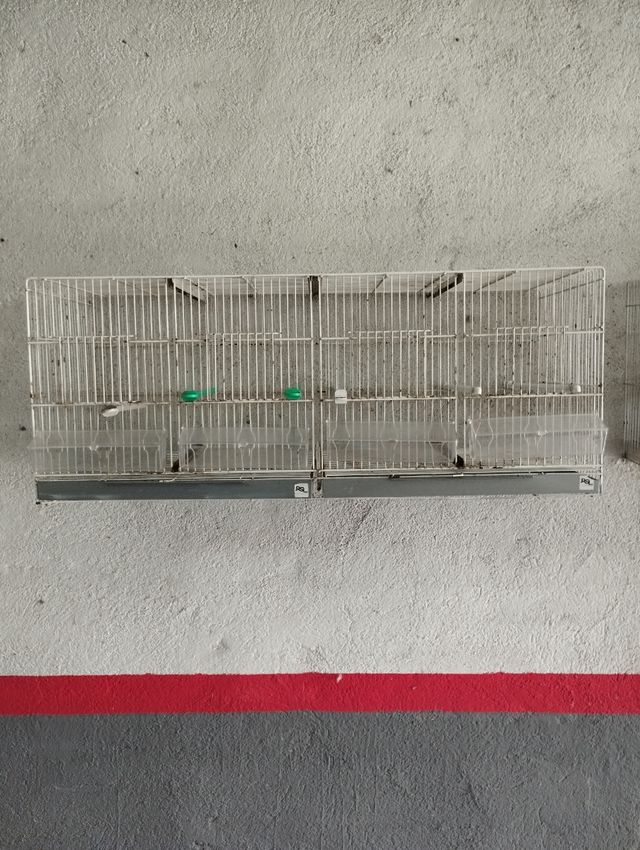 Jaulas pájaros - 2 jaulas grises