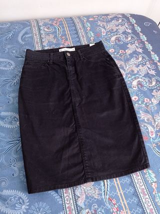 Falda negra Zara - Talla S