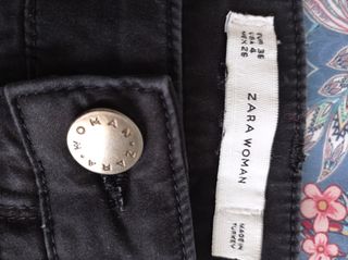 Falda negra Zara - Talla S